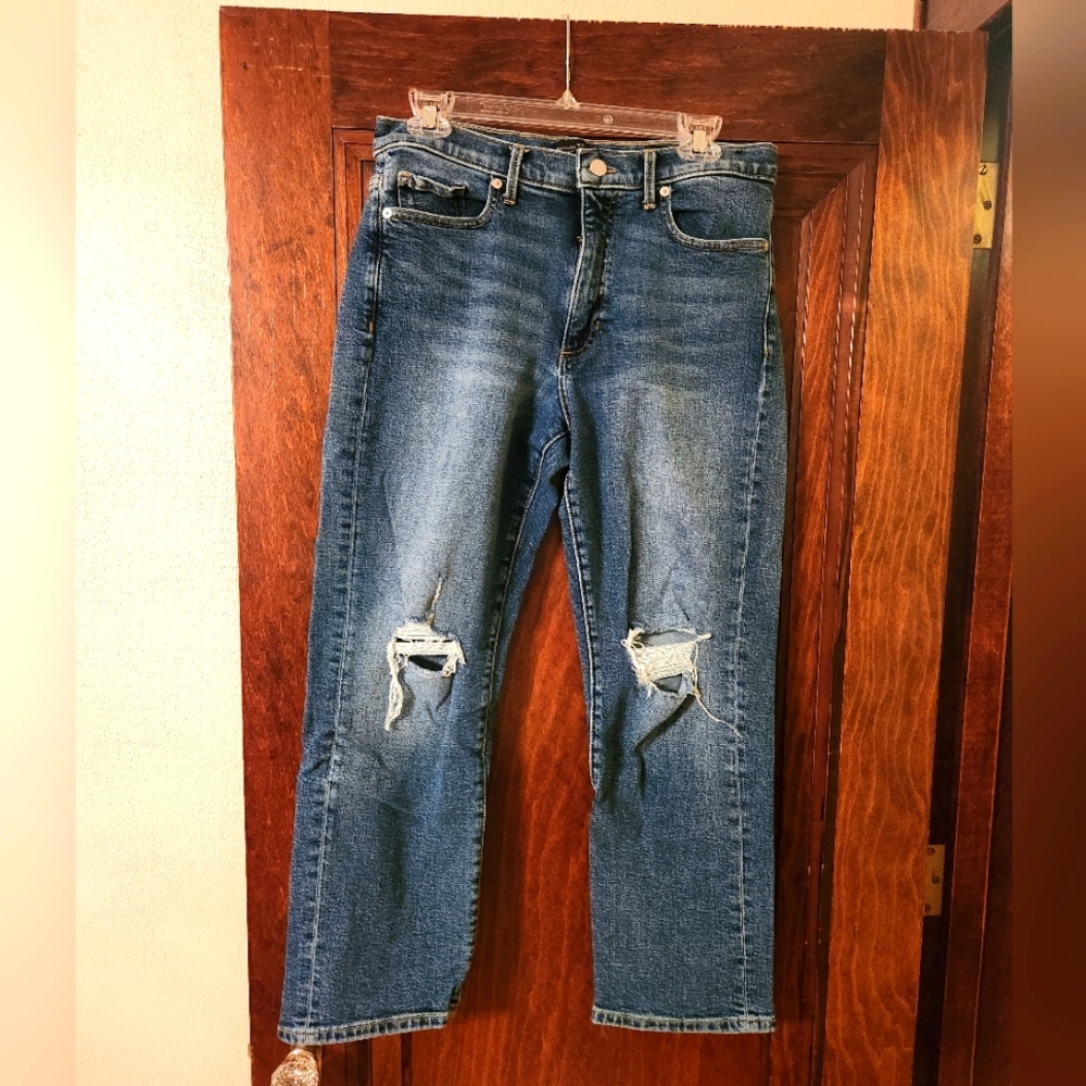 Banana Republic Mid-Rise Straight Jeans